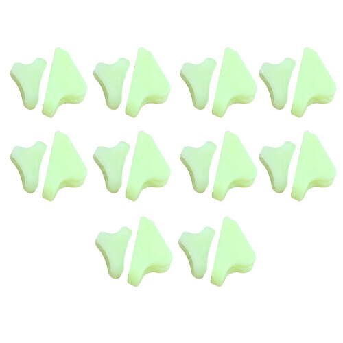 160Pièces Accessoires Boucles Fluorescentes Vertes Pour