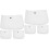 6Pièces Couvercles Tissu Polyester Pour Bocaux Bouteilles 5