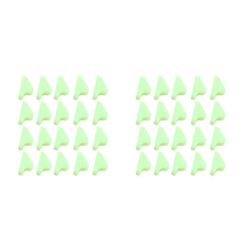 160Pièces Accessoires Boucles Fluorescentes Vertes Pour 2