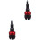 2Pièces Bouchons De Guidon Compatibles Et Vtt Rouges 4
