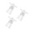 9Ensembles Ponchos Transparent Plastique Jetable À 9