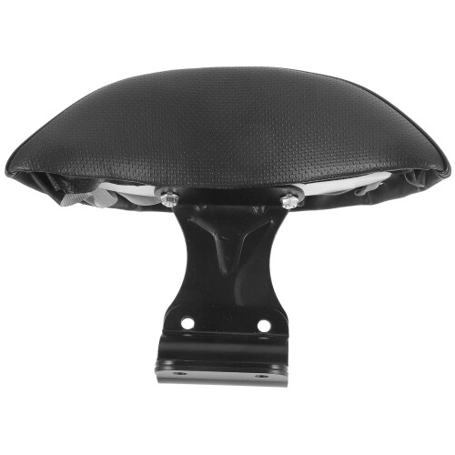 2Pièces Dossier Noir En Fer Et Cuir Ergonomique 2