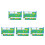 5Pièces Tableau Périodique Laminé École Décoration Murale Multi 8