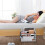 2Pièces Range-Objets De Chevet Clair Installation Facile 11
