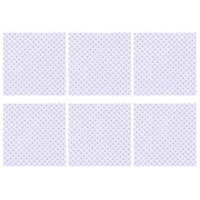 18Pièces Toile Blanche Coton Pour Broderie DIY Loisirs
