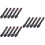 150Pcs Soft Eye Shadow Brush Black Comfortable Cosmetic Applicator 7
