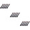 150Pcs Soft Eye Shadow Brush Black Comfortable Cosmetic Applicator 9