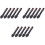 150Pcs Soft Eye Shadow Brush Black Comfortable Cosmetic Applicator 3