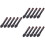 150Pcs Soft Eye Shadow Brush Black Comfortable Cosmetic Applicator 6