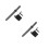 2Ensembles Ensemble Burins Pneumatiques Alliage Acier Pour Rivetage Solide 4