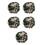 5Ensembles Pelouse Miniature Nylon Pour Diorama Modèles 9