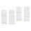 24Pièces Mini Toiles Bois Supports Pour Décor 6