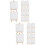 24Pièces Mini Toiles Bois Supports Pour Décor 9