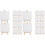 24Pièces Mini Toiles Bois Supports Pour Décor 4