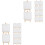 24Pièces Mini Toiles Bois Supports Pour Décor 5