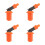 4Pièces Cache Bougie Haute Tension Plastique Pour Scooter Durable 9