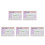 5Pcs Large Weekly Desk Planner Pink Paper Cover Work Schedule 6