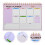 5Pcs Large Weekly Desk Planner Pink Paper Cover Work Schedule 11
