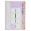 5Pcs Large Weekly Desk Planner Pink Paper Cover Work Schedule 3