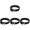 4Pcs Durable PU Belts Black Adjustable for Kids' Waist 3