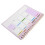 5Pcs Large Weekly Desk Planner Pink Paper Cover Work Schedule 2