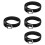 4Pcs Durable PU Belts Black Adjustable for Kids' Waist 7