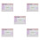 5Pcs Large Weekly Desk Planner Pink Paper Cover Work Schedule 10