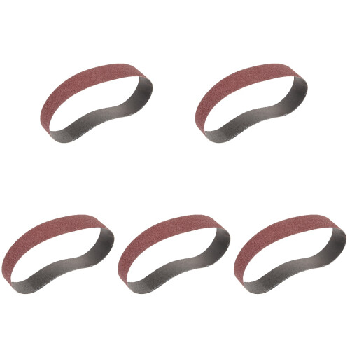 5Pcs Efficient 80 Grit Sanding Belts for Small Belt Sander Tools 2