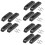 3Ensembles Repose Pouce Basse Plastique Noir Compact Avec Vis 7