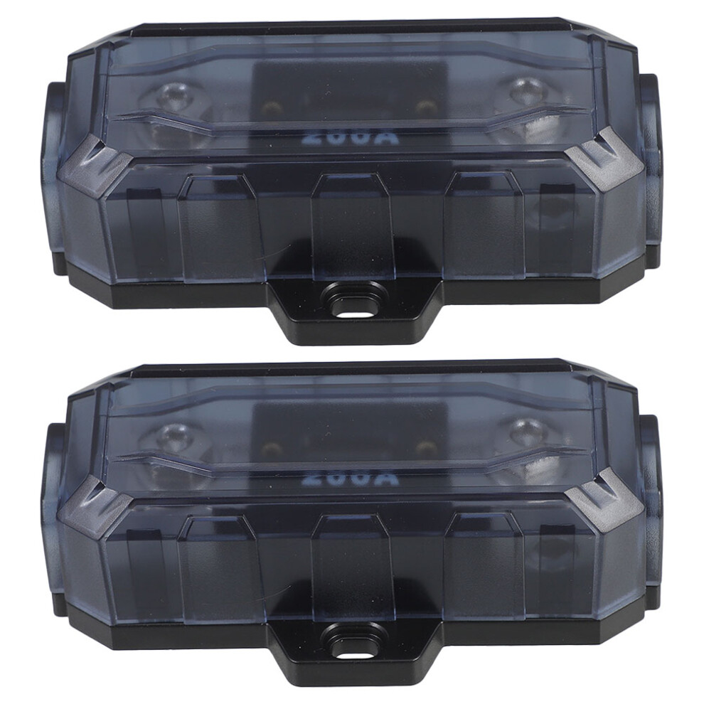 8Pcs Fused Distribution Block Zinc Alloy For Car Audio System Silver 3611845401760