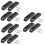 3Ensembles Repose Pouce Basse Plastique Noir Compact Avec Vis 8