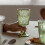 4Pcs Green Glass Embossed Goblets Elegant Stemmed Drinkware 11