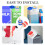 8Pcs Practical Red Milk Juice Drink Diverter ABS Silicone Cover 8