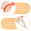8Pcs Practical Red Milk Juice Drink Diverter ABS Silicone Cover 6