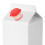 8Pcs Practical Red Milk Juice Drink Diverter ABS Silicone Cover 5