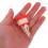 8Pcs Practical Red Milk Juice Drink Diverter ABS Silicone Cover 7