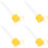 4Pcs Can Nozzle Replacements Flexible Yellow Fuel Can Spouts 5