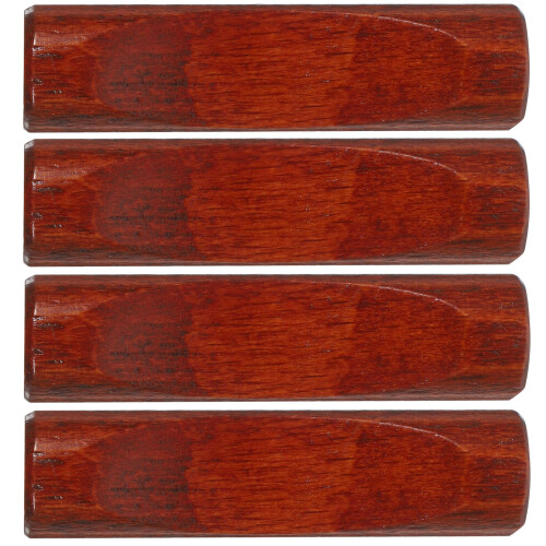 12Pcs Rustic Wooden Chopstick Rest Holder Dark Red Spoon Fork Support