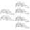 12Pcs White Flag Pole Rings Plastic Fasteners for Flag Mounting 6