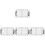 4Pcs Silver Stainless Steel Gutter Strainers Roof Drain Filter Guards 3