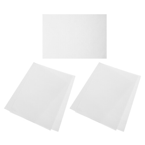 10Pcs White Water Soluble Embroidery Stabilizer Sheets Nonwoven Fabric