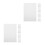 10Pcs White Water Soluble Embroidery Stabilizer Sheets Nonwoven Fabric 7