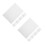 10Pcs White Water Soluble Embroidery Stabilizer Sheets Nonwoven Fabric 5