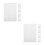 10Pcs White Water Soluble Embroidery Stabilizer Sheets Nonwoven Fabric 9