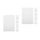 10Pcs White Water Soluble Embroidery Stabilizer Sheets Nonwoven Fabric 4