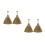 4Pcs Natural Straw Handheld Brooms Mini Dust for Home Use 9