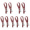 10Pcs Lightweight Adjustable Brown Drywall Stilts Replacement Straps 4