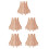 10Pcs Wood Train Tracks Khaki Switch Track Set Durable Educational Toy 4