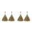 4Pcs Natural Straw Handheld Brooms Mini Dust for Home Use 7
