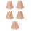 10Pcs Wood Train Tracks Khaki Switch Track Set Durable Educational Toy 6